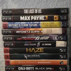 PS3 Video Games- Let Me Know What You Want