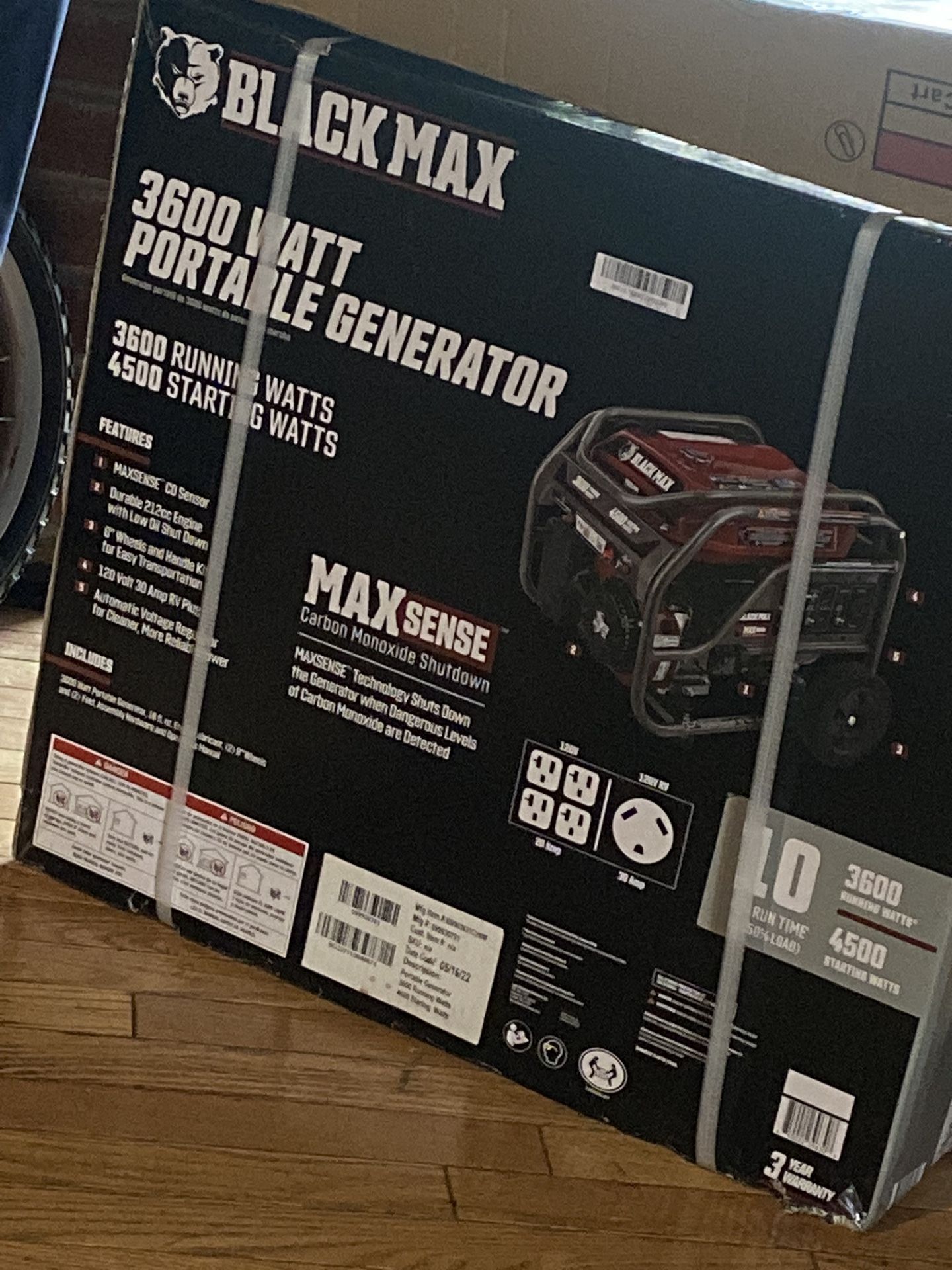 Black Max Generator 3600 WATT for Sale in Baltimore, MD OfferUp
