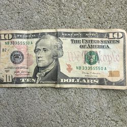 10 dollar bill