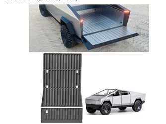 LUCKEASY 2pcs Truck Bed Mat Compatible with 2023 2024 Tesla Cybertruck Bed