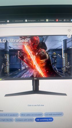 LG 27GN750 ultra gear gaming monitor