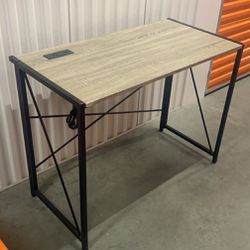 Desk With Charging Plug