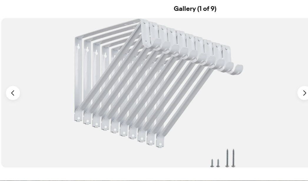 2 Cases 56pcs Heavy Duty Closet Shelf & Rod Brackets, Wall Mounted Closet Shelves Brackets