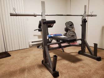 Phoenix olympic weight bench cheap