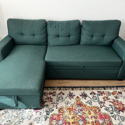 Green couch!!