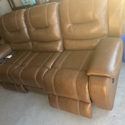 Adjustable Leather Sofa 