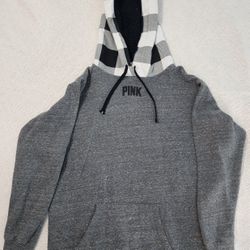 VS Pink Sherpa Lined Hood Pullover 