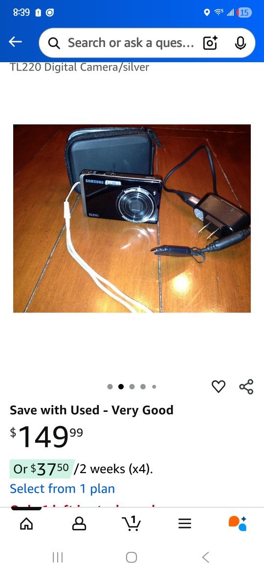 Samsung Digital Camera.