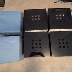 6 IKEA KALLAX STORAGE CUBES