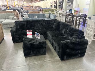 New black sectional