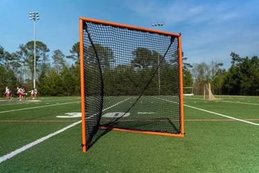New, In Box Crankshooter High School Lacrosse Goal 6’x6’x7’ with 6mm black net included