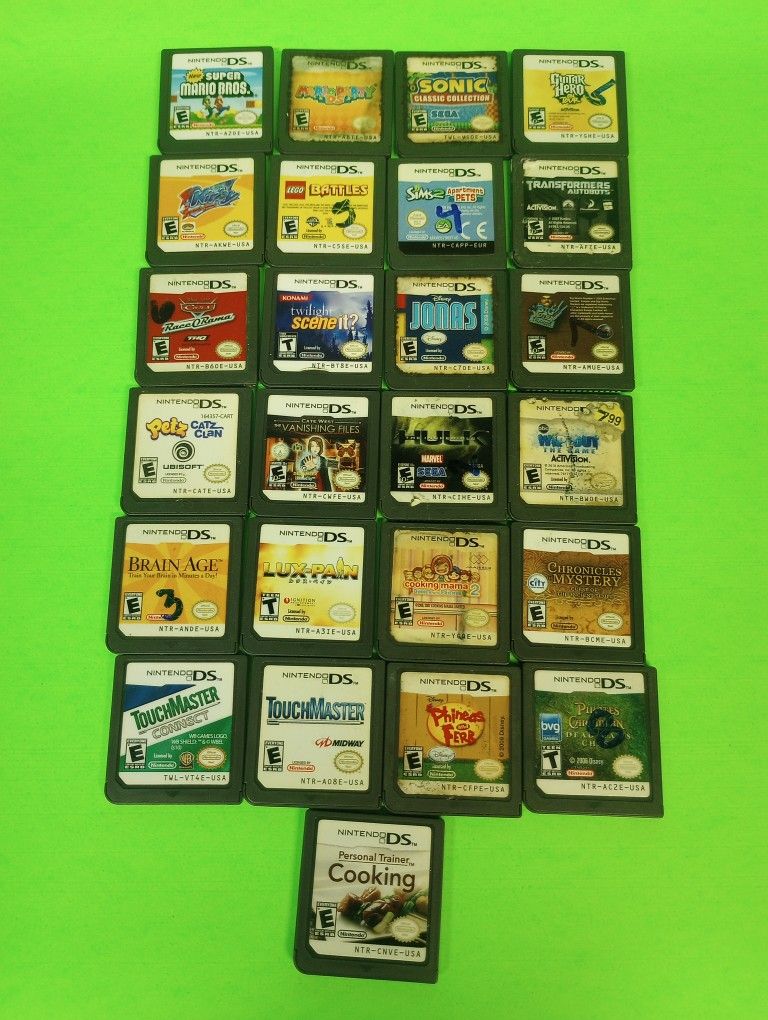Nintendo DS Games All For 200&