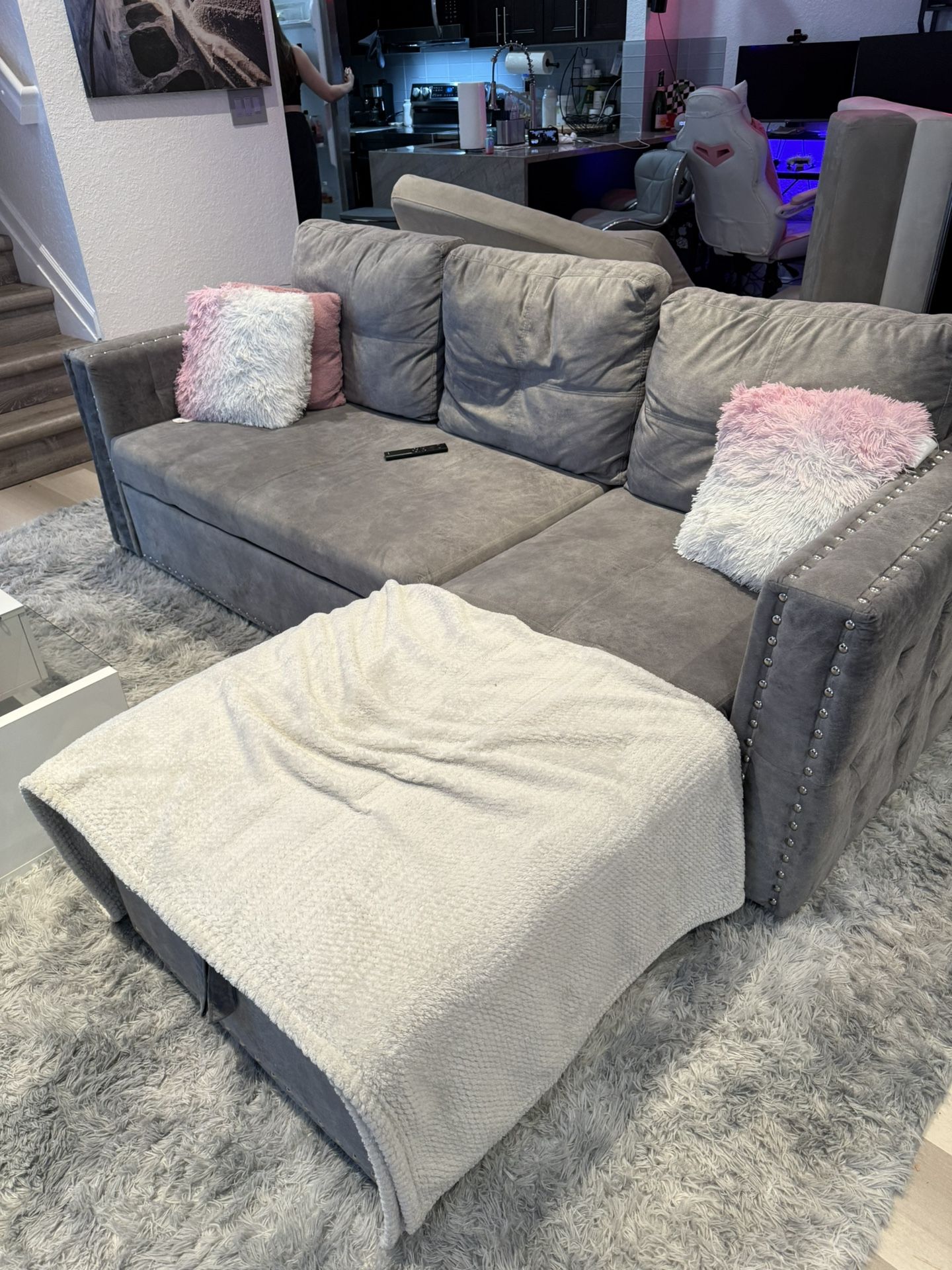 Futon Couch With Storage Compartment