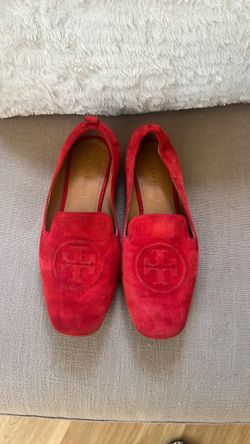 Red Suede Tory Burch