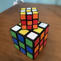 Rubix Cube And Key Chain