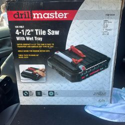 Drillmaster 4-1/2” Tile Saw