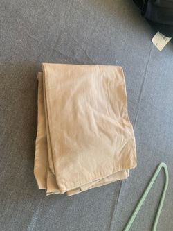 Tan standard pillow cases