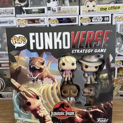 Funkoverse Strategy Game Jurassic Park Board Game