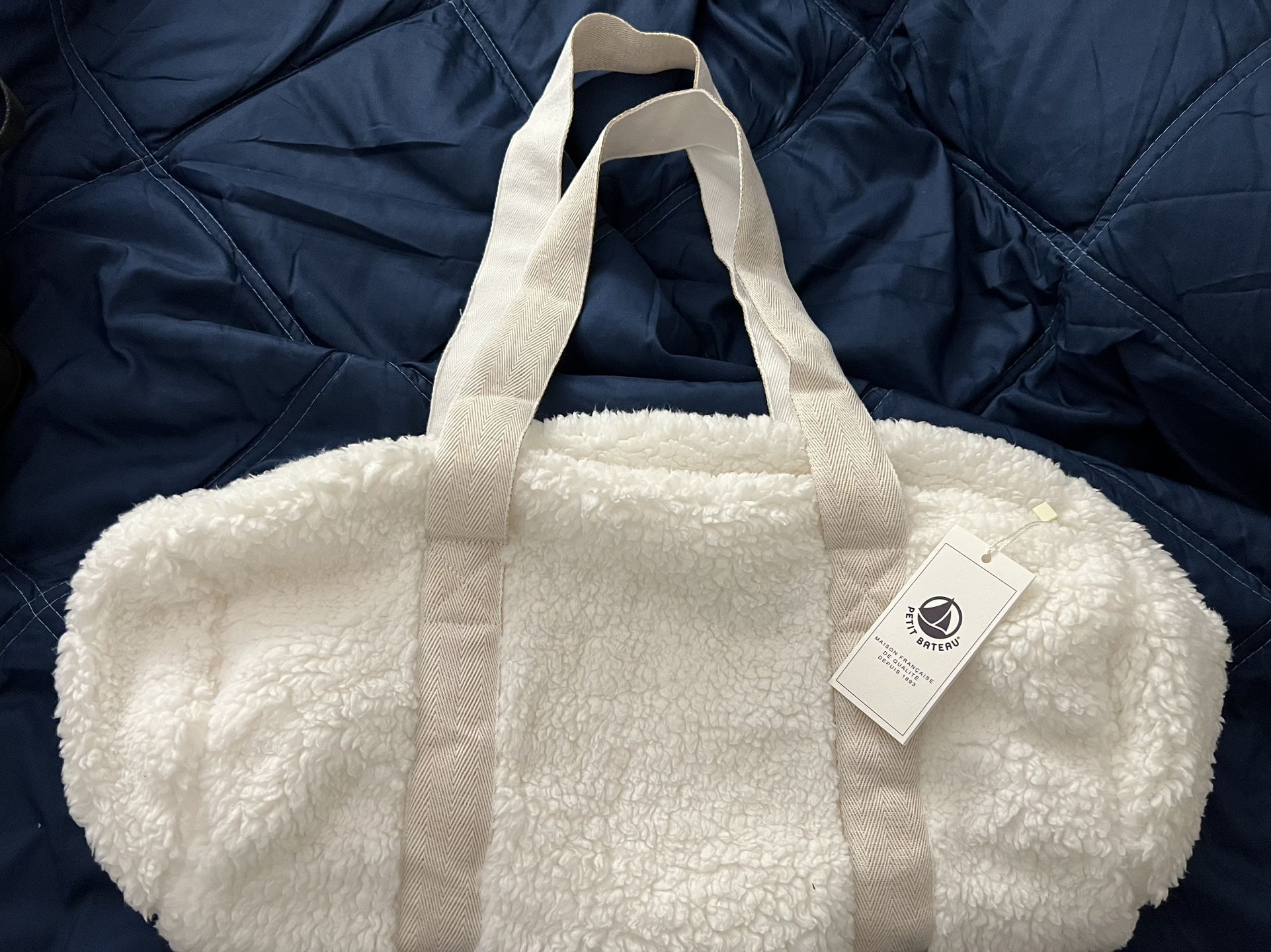 Petit Bateau made In France Sherpa Duffle Bag
