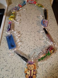 Graduation leis with makeup