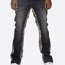 DENIM FLARE - BLACK (S/30) 