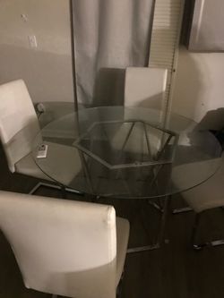 Italian leather living room and dining room set
