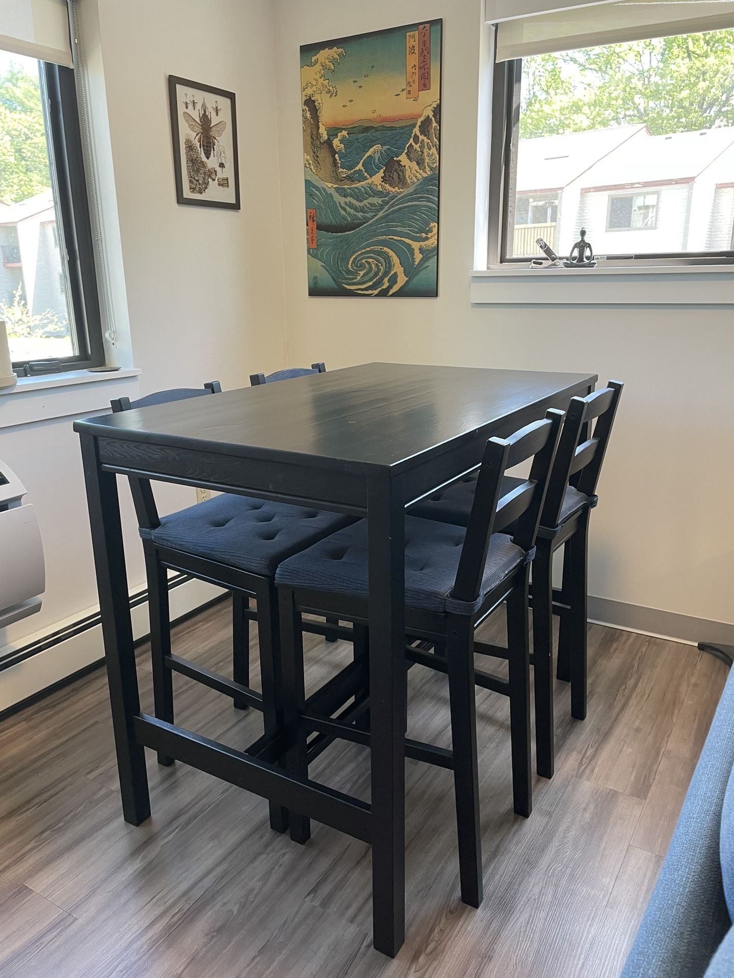 Dining Table With 4 Chairs (IKEA)
