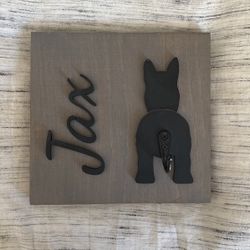 Custom Dog Leash Holder With Name “Jax”