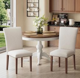 High Back Dining Chairs set of 2