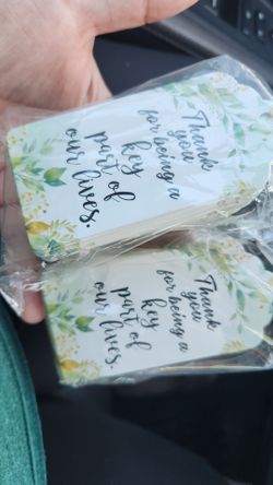 150 wedding gift tag