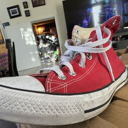 All Star Hi Tops Red Converse