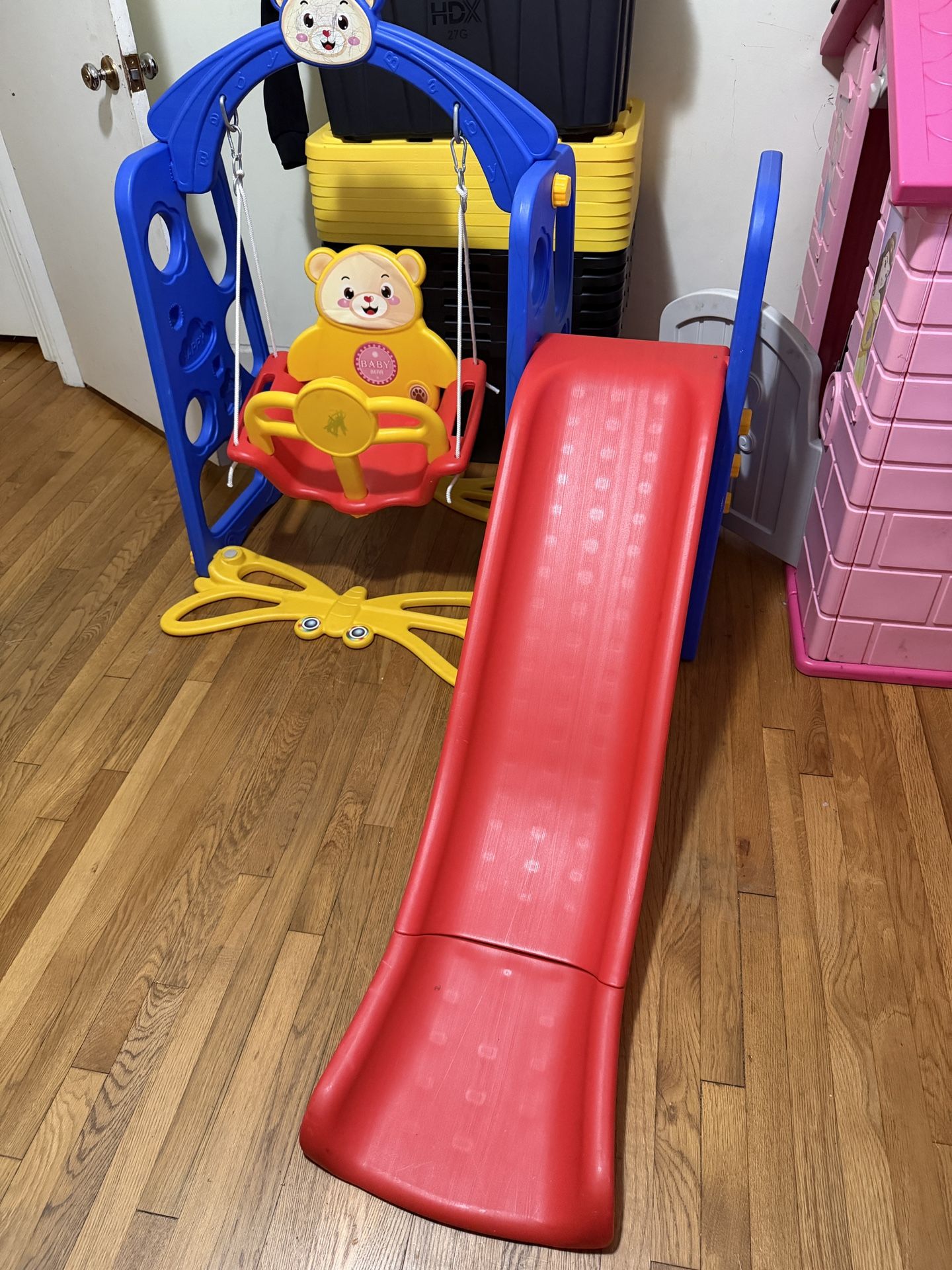 Kid Slide And Swing Set