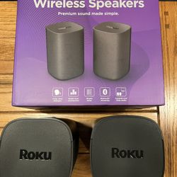 Roku Wireless Speakers. 