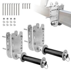 Boat Lift Wheel Kit, Adjustable Boat Lift Wheel Bracket Fit for Most Boat Lifts