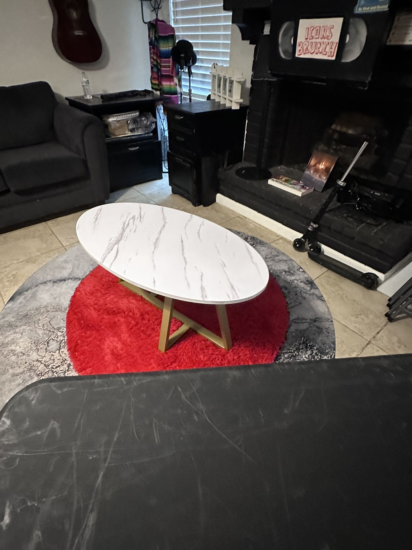 White Gold Center Coffee Table