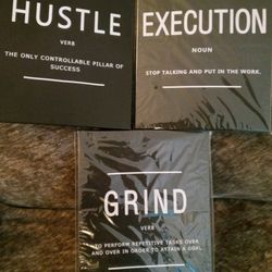 Hustle, Execution, And Grind Canvas/Wall Decor