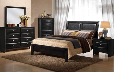 Emily black bedroom starting at $799