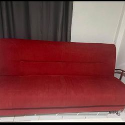 Red Sofa Bed With Storage 