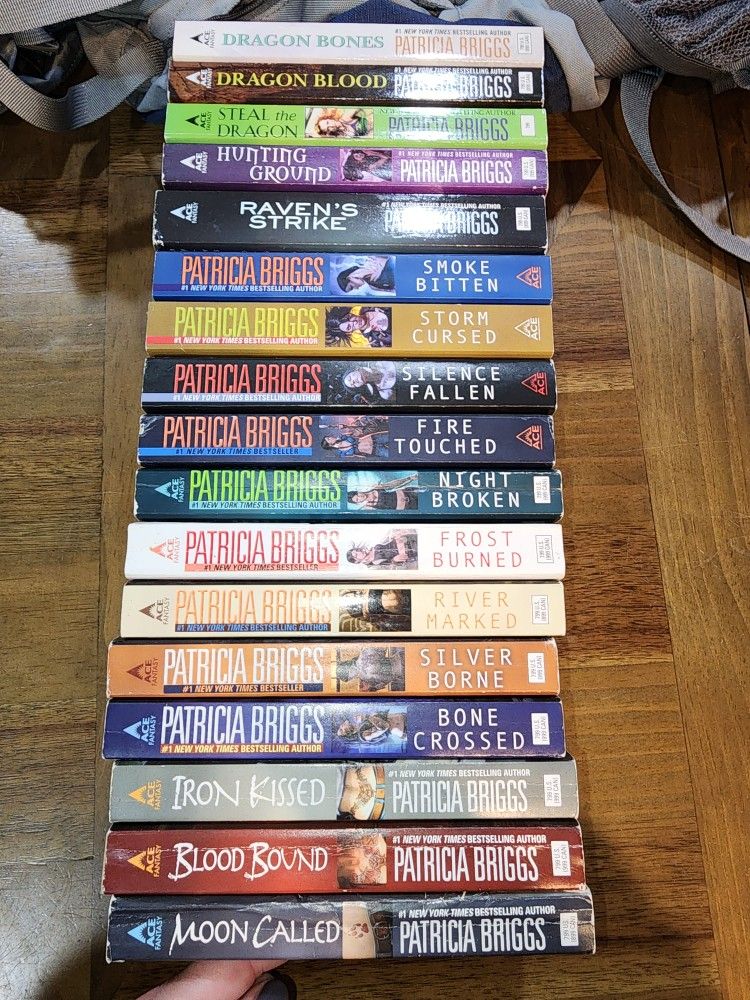Patricia Briggs Books Lot 17 Mercy Thompson Alpha Omega Dragons Raven Paperback 