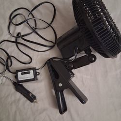 Auto Drive 12 Volt Clip Fan