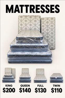 Mattresses King Queen Full Twin