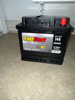 New EverStart Platinum AGM Car Battery Group H4