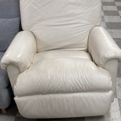 Cream Recliner 