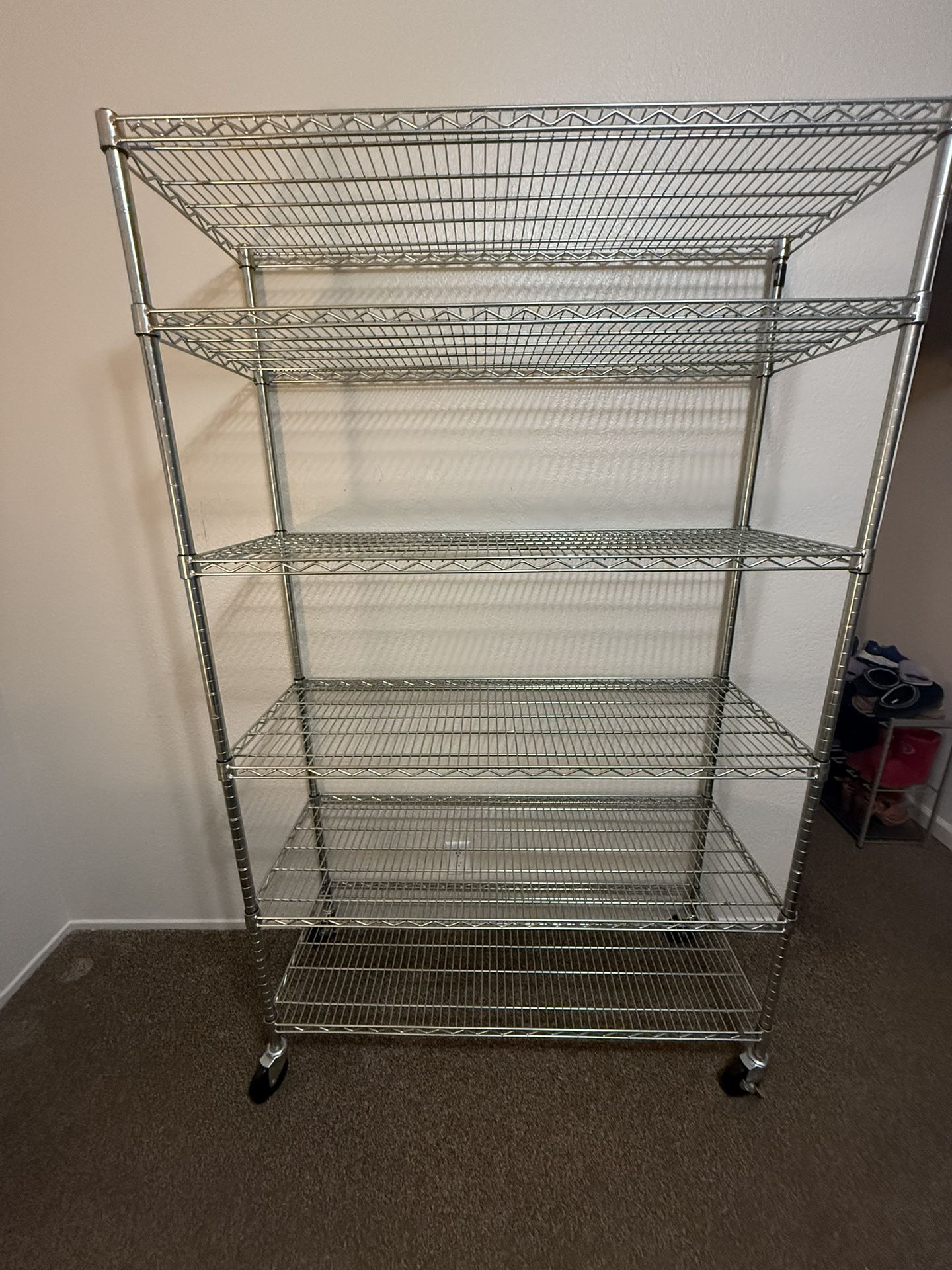 6 Tier Metal Shelves