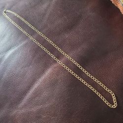 14k Curb Chain 24 Inch 