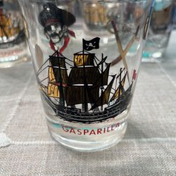 Gasparilla Collectible Glass Set 