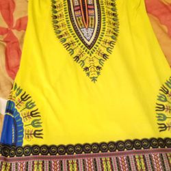Unique African Print Dress