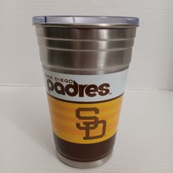San Diego Padres Retro 22 oz. Stainless Steel Tumbler