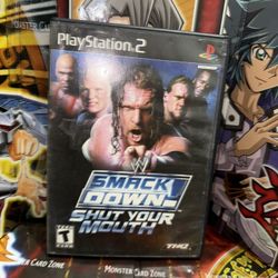 PlayStation 2 WWE SmackDown Shut Your Mouth Video Game