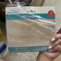 Custom Banner dIY Kit 